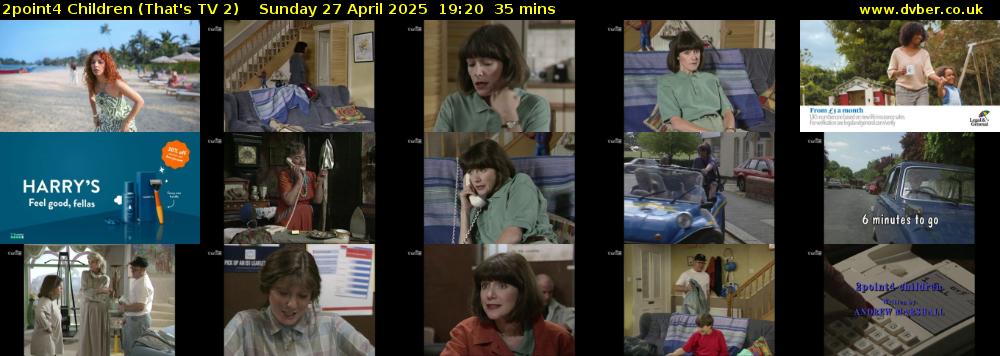2point4 Children (That's TV 2) Sunday 27 April 2025 19:20 - 19:55