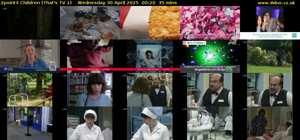 2point4 Children (That's TV 2) Wednesday 30 April 2025 00:20 - 00:55