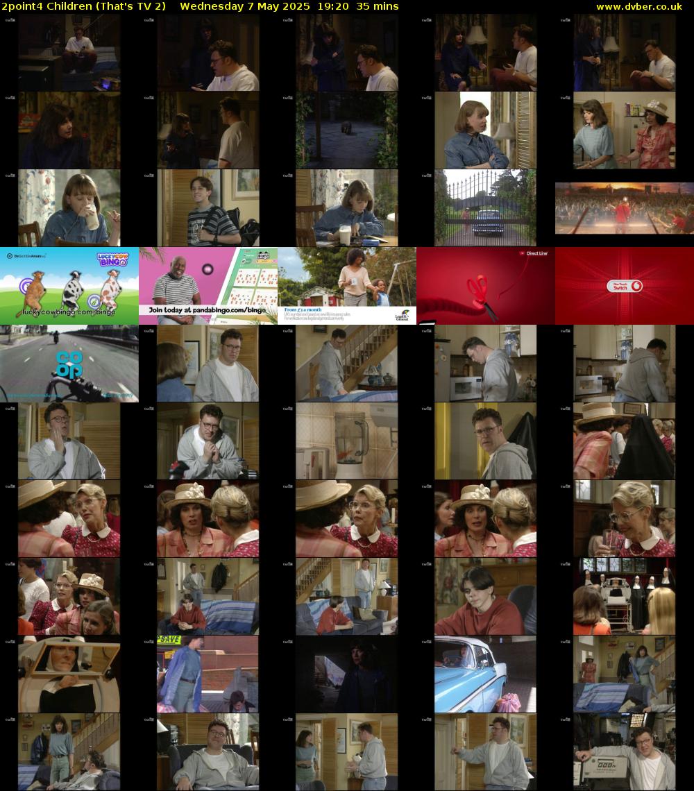2point4 Children (That's TV 2) Wednesday 7 May 2025 19:20 - 19:55