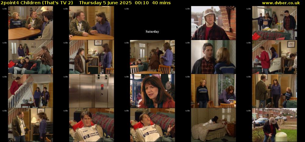 2point4 Children (That's TV 2) Thursday 5 June 2025 00:10 - 00:50
