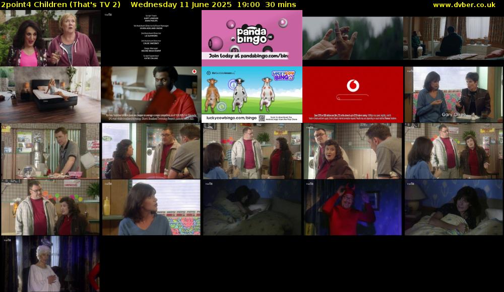 2point4 Children (That's TV 2) Wednesday 11 June 2025 19:00 - 19:30