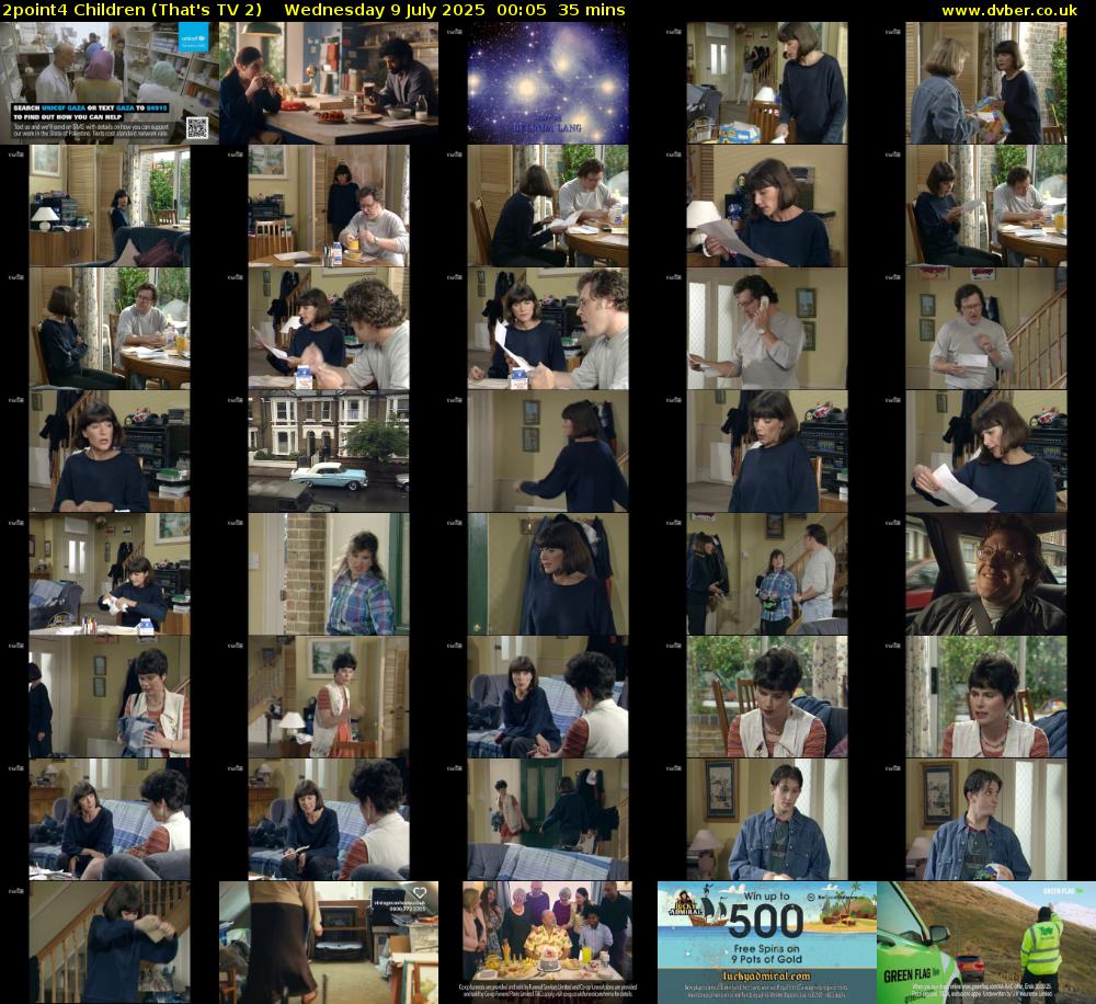 2point4 Children (That's TV 2) Wednesday 9 July 2025 00:05 - 00:40