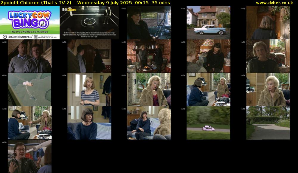 2point4 Children (That's TV 2) Wednesday 9 July 2025 00:15 - 00:50