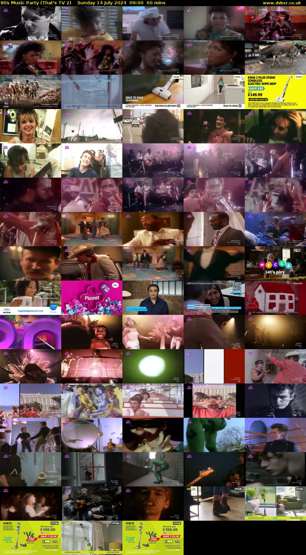 80s Music Party (That's TV 2) Sunday 14 July 2024 09:00 - 10:00