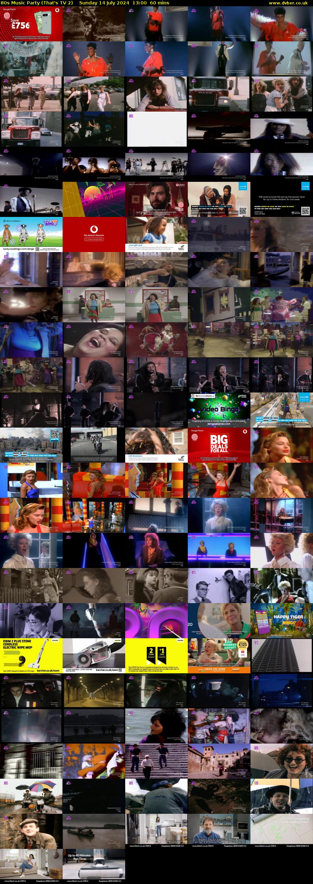 80s Music Party (That's TV 2) Sunday 14 July 2024 13:00 - 14:00