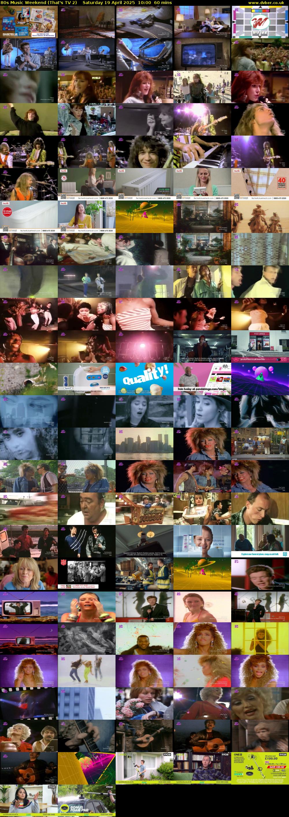 80s Music Weekend (That's TV 2) Saturday 19 April 2025 10:00 - 11:00