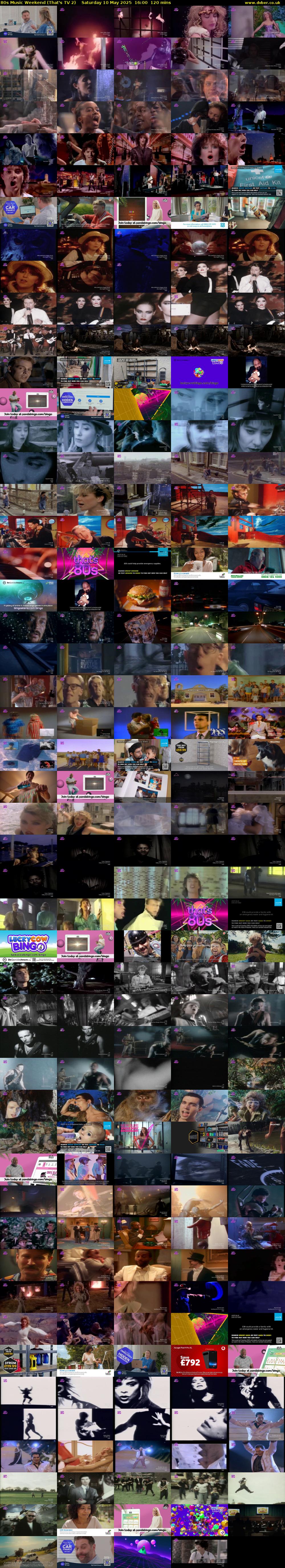 80s Music Weekend (That's TV 2) Saturday 10 May 2025 16:00 - 18:00