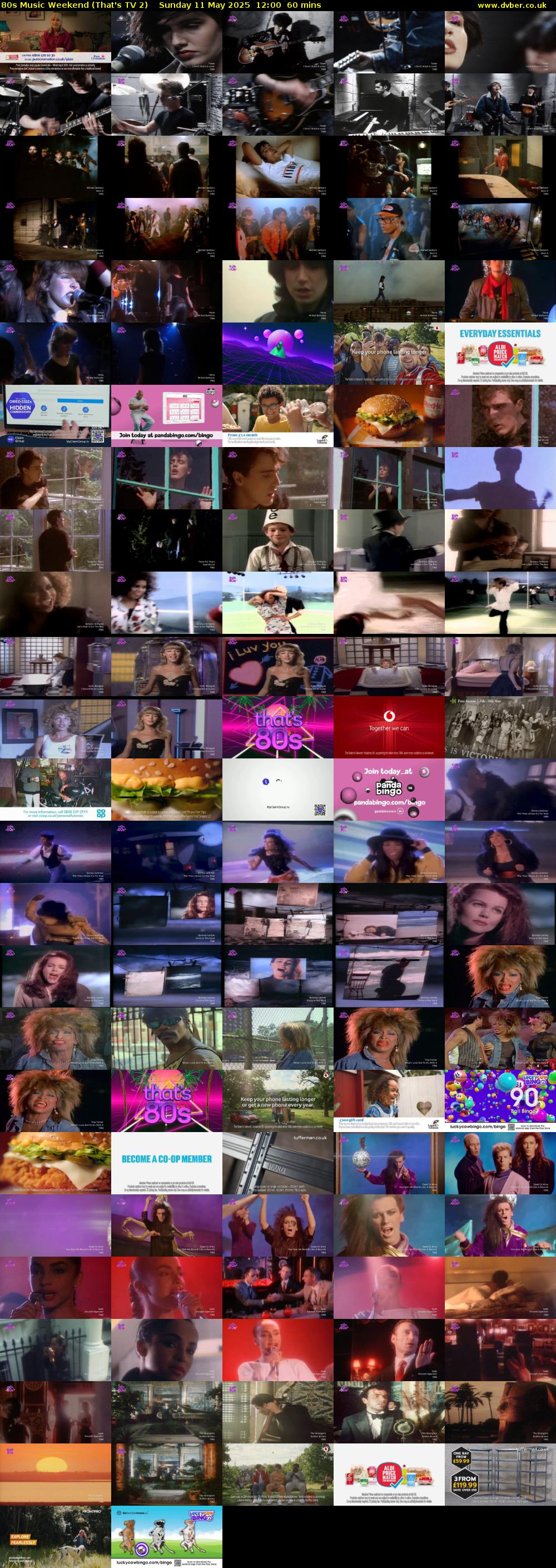80s Music Weekend (That's TV 2) Sunday 11 May 2025 12:00 - 13:00