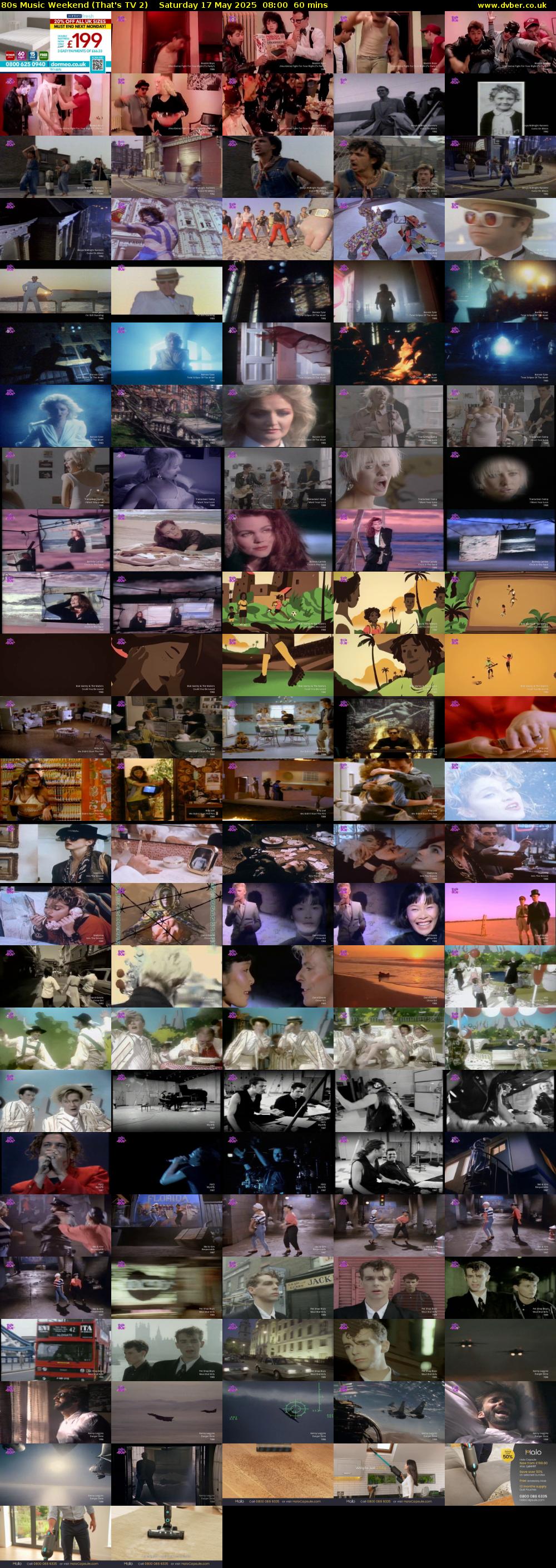 80s Music Weekend (That's TV 2) Saturday 17 May 2025 08:00 - 09:00