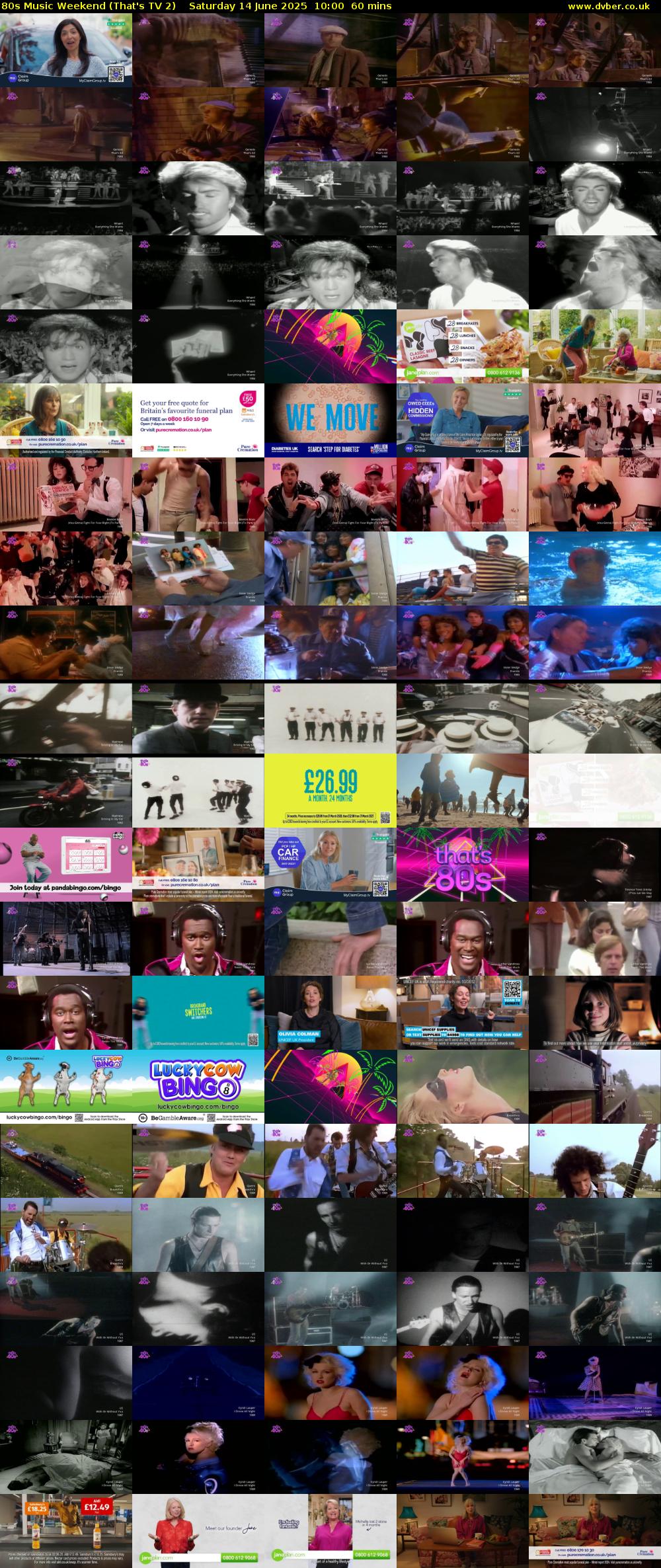 80s Music Weekend (That's TV 2) Saturday 14 June 2025 10:00 - 11:00