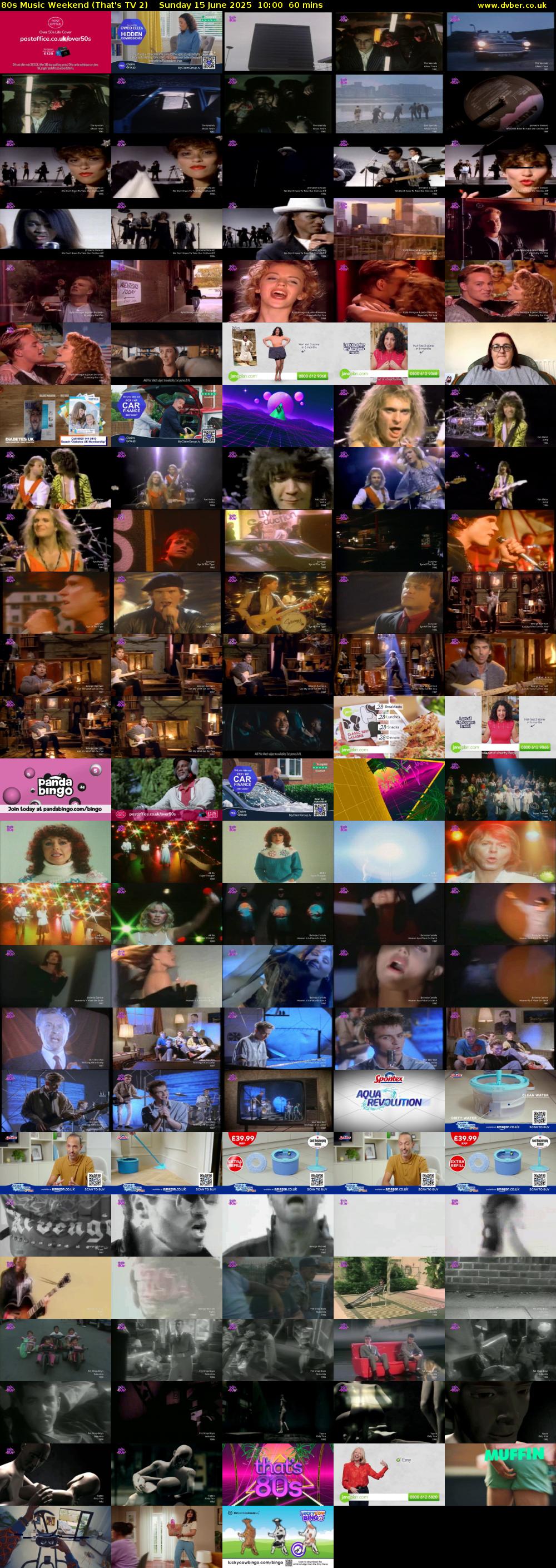 80s Music Weekend (That's TV 2) Sunday 15 June 2025 10:00 - 11:00