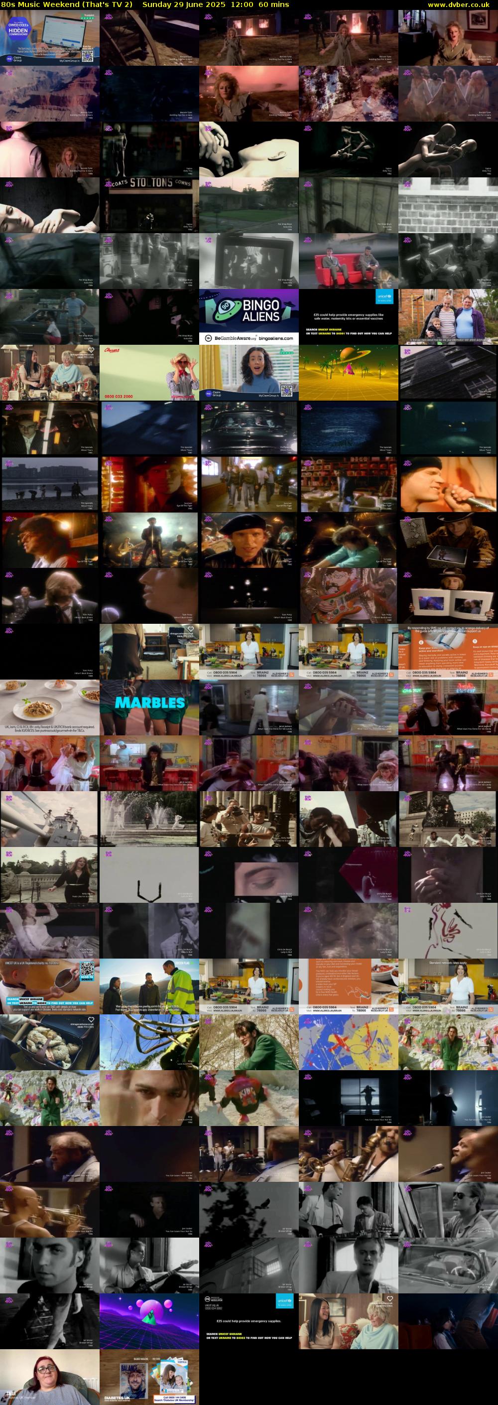 80s Music Weekend (That's TV 2) Sunday 29 June 2025 12:00 - 13:00