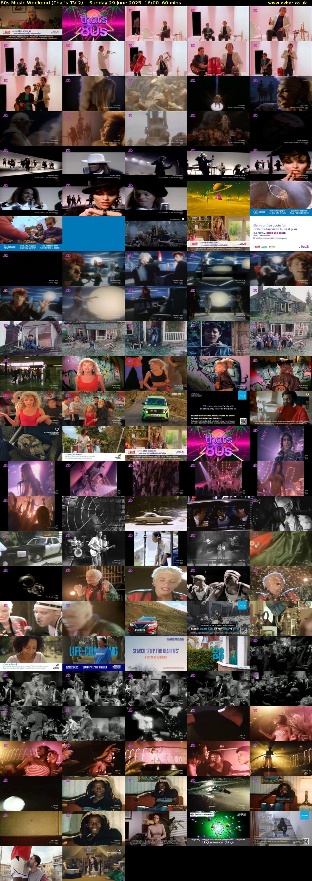 80s Music Weekend (That's TV 2) Sunday 29 June 2025 16:00 - 17:00
