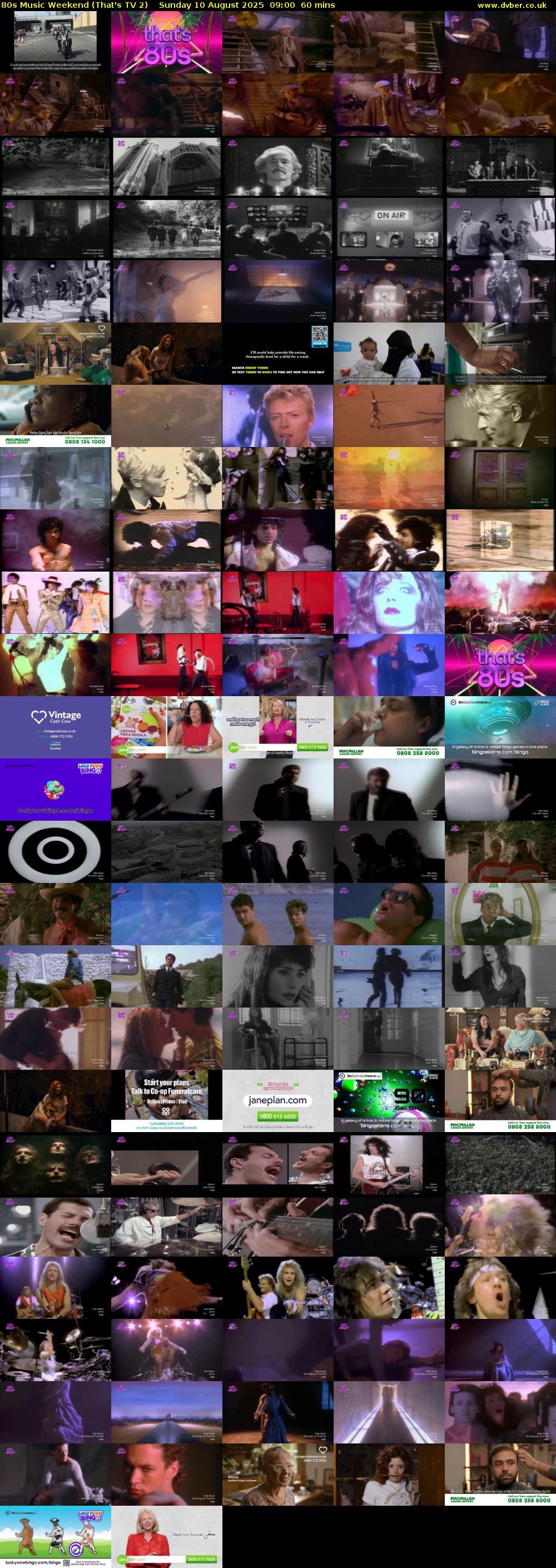 80s Music Weekend (That's TV 2) Sunday 10 August 2025 09:00 - 10:00