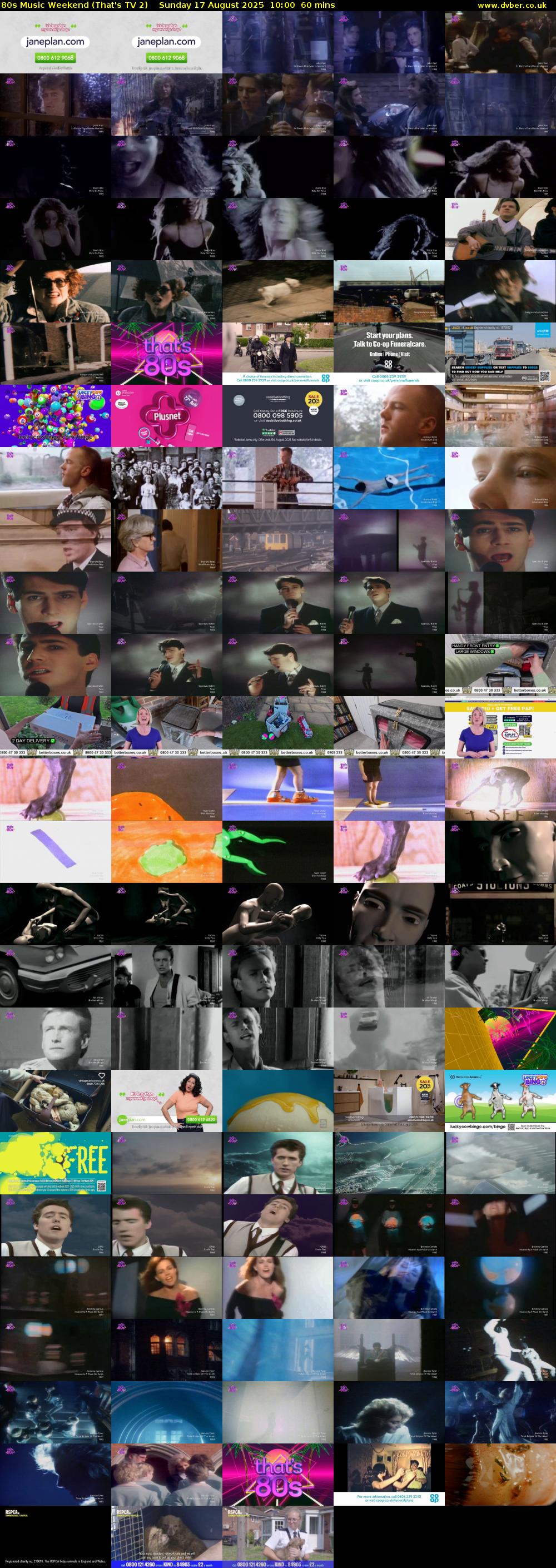 80s Music Weekend (That's TV 2) Sunday 17 August 2025 10:00 - 11:00