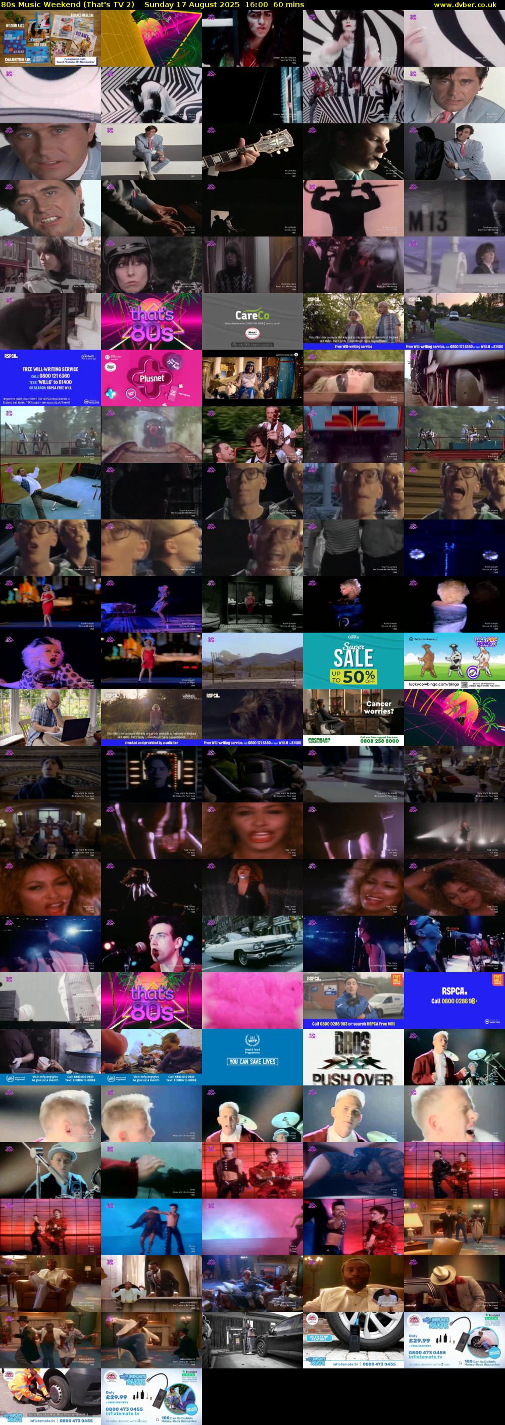 80s Music Weekend (That's TV 2) Sunday 17 August 2025 16:00 - 17:00