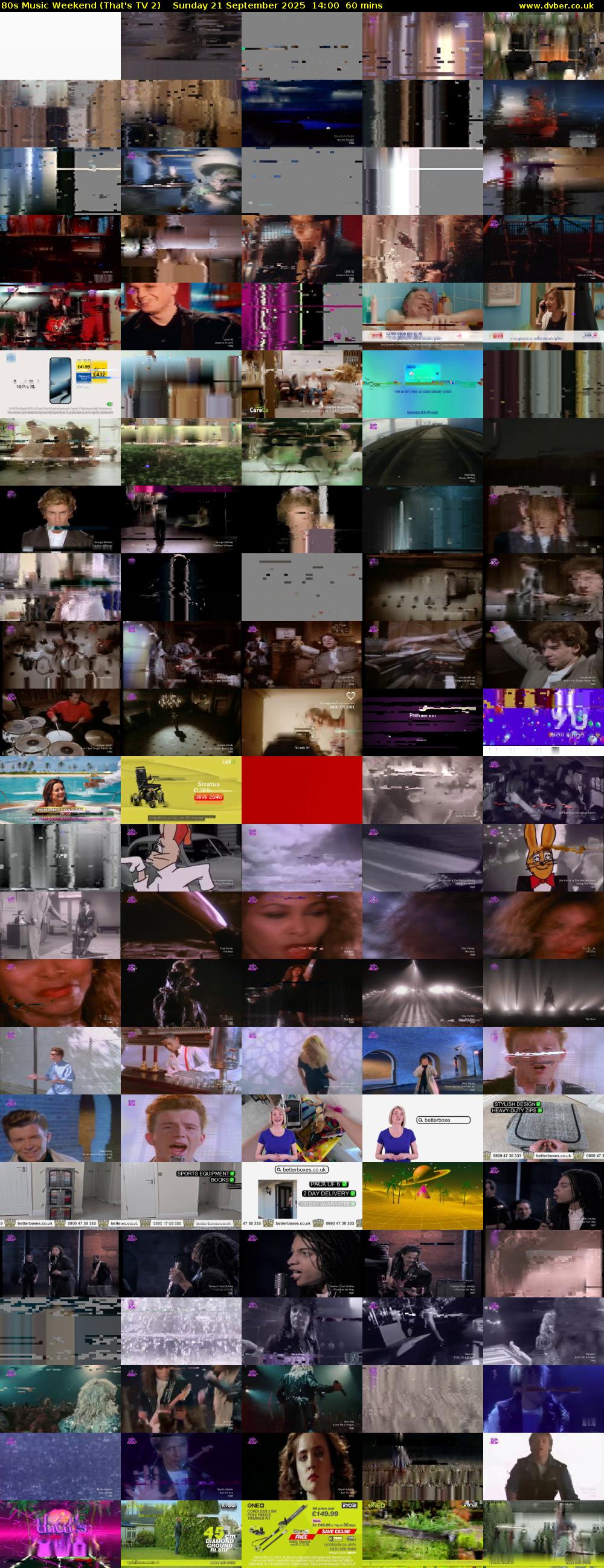 80s Music Weekend (That's TV 2) Sunday 21 September 2025 14:00 - 15:00