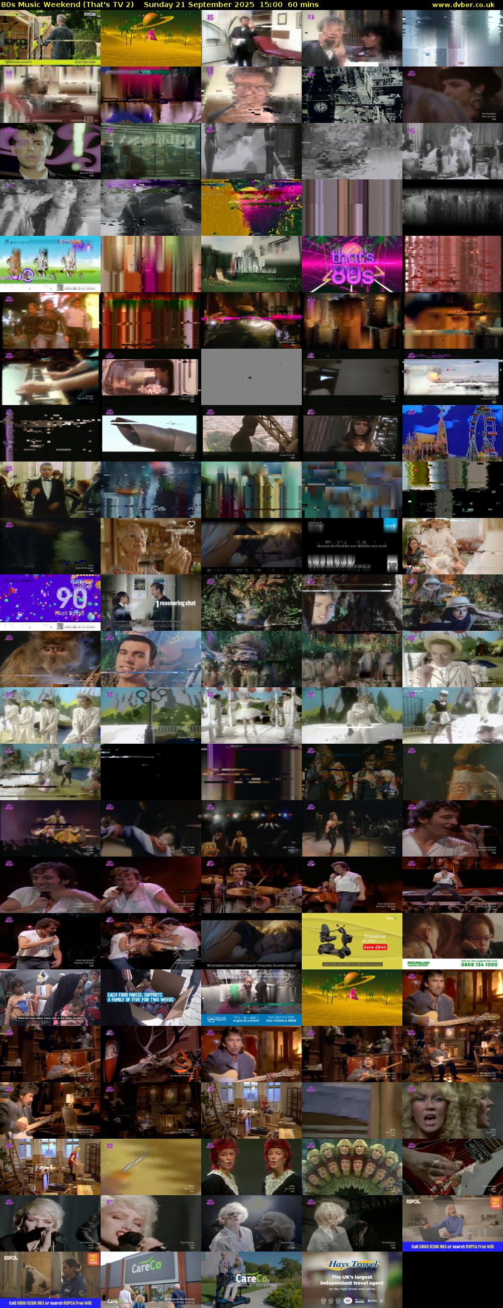 80s Music Weekend (That's TV 2) Sunday 21 September 2025 15:00 - 16:00