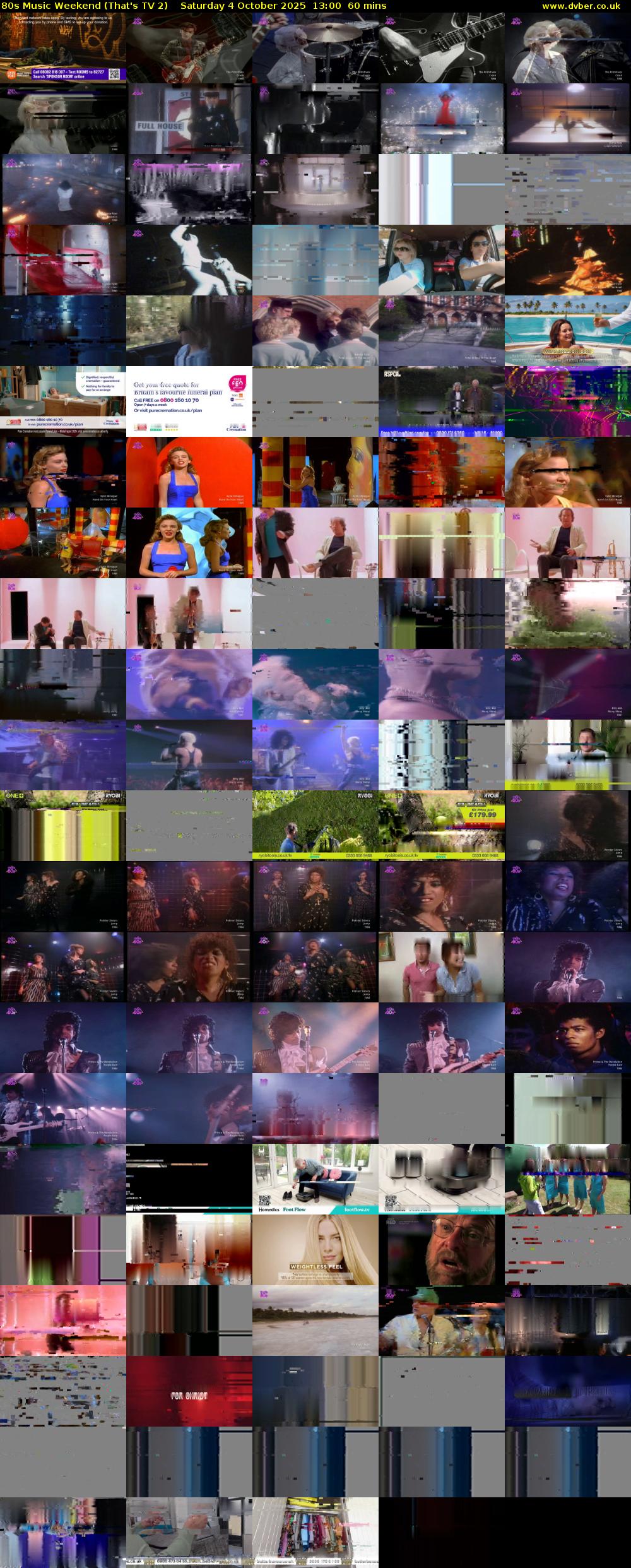 80s Music Weekend (That's TV 2) Saturday 4 October 2025 13:00 - 14:00