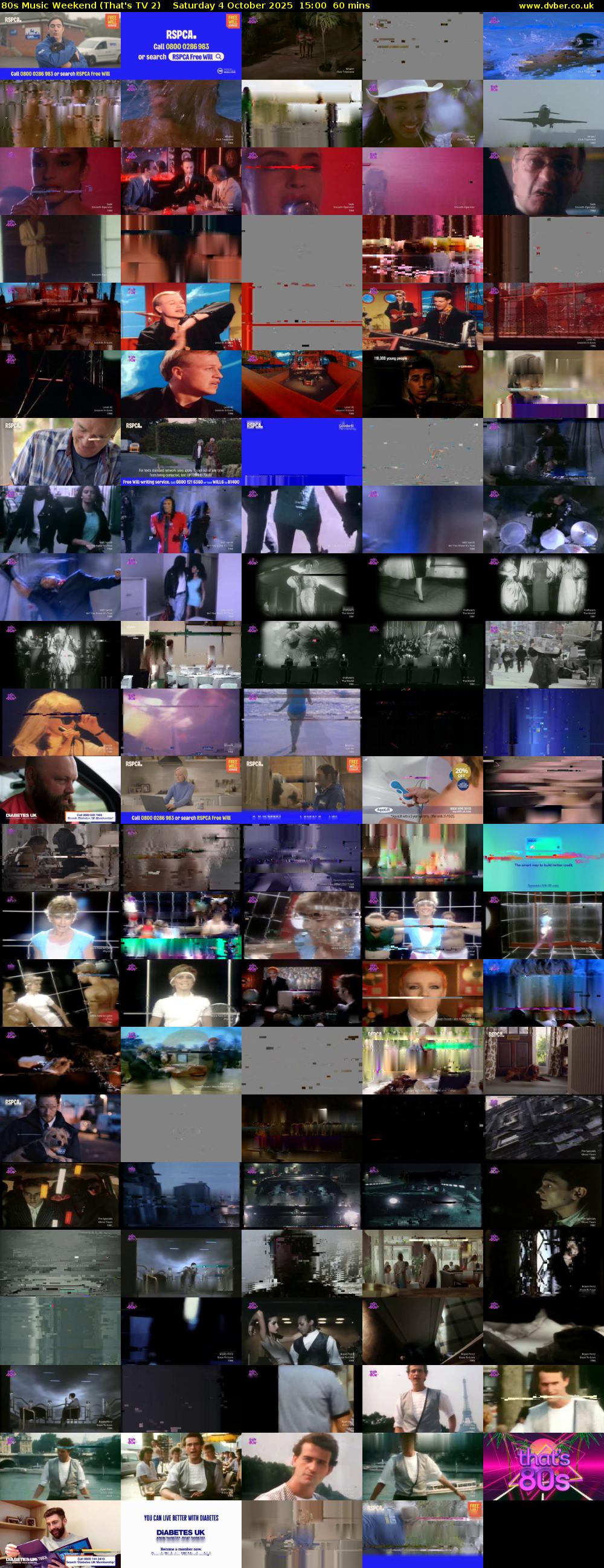 80s Music Weekend (That's TV 2) Saturday 4 October 2025 15:00 - 16:00