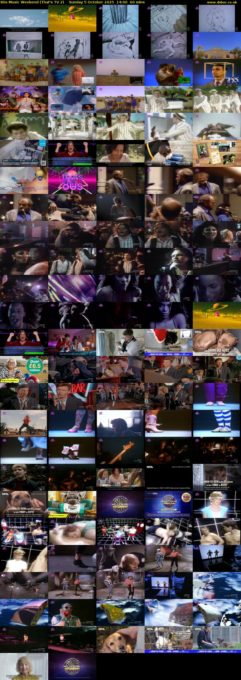 80s Music Weekend (That's TV 2) Sunday 5 October 2025 14:00 - 15:00