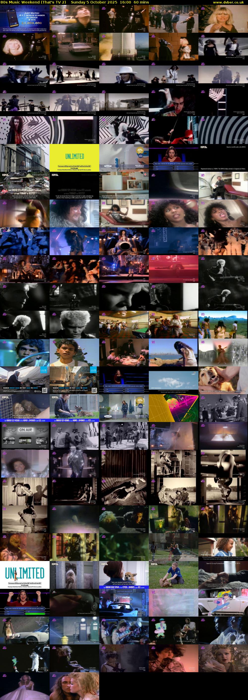 80s Music Weekend (That's TV 2) Sunday 5 October 2025 16:00 - 17:00