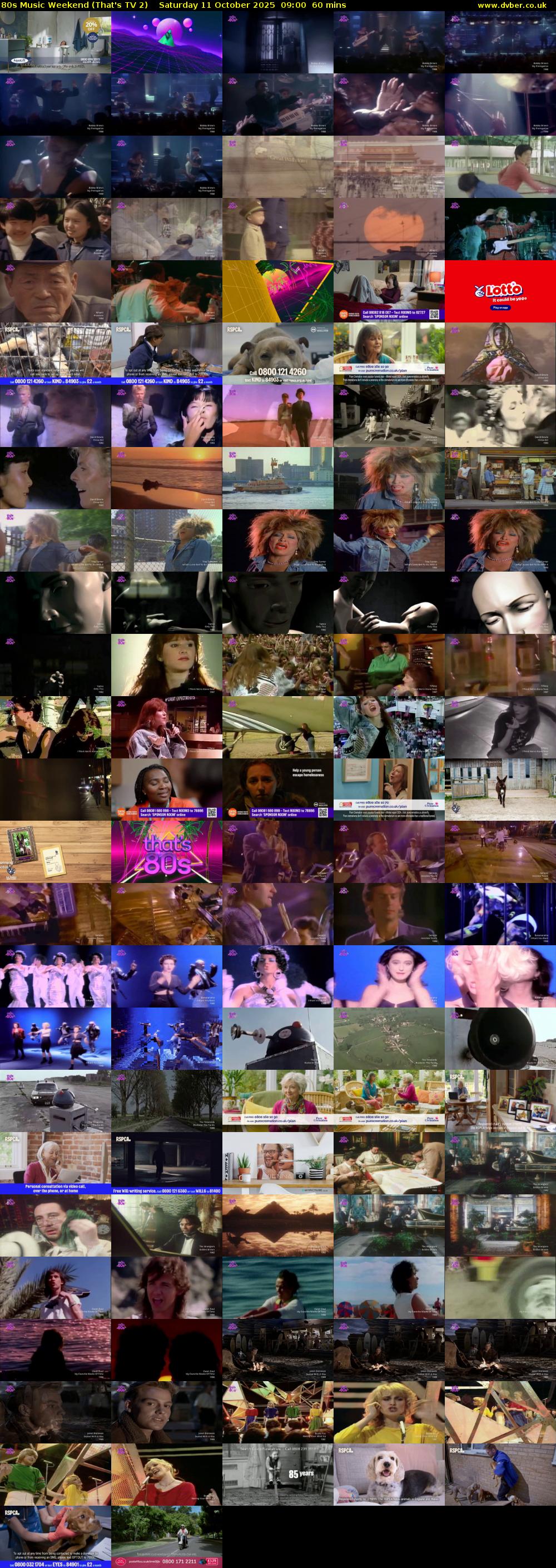 80s Music Weekend (That's TV 2) Saturday 11 October 2025 09:00 - 10:00