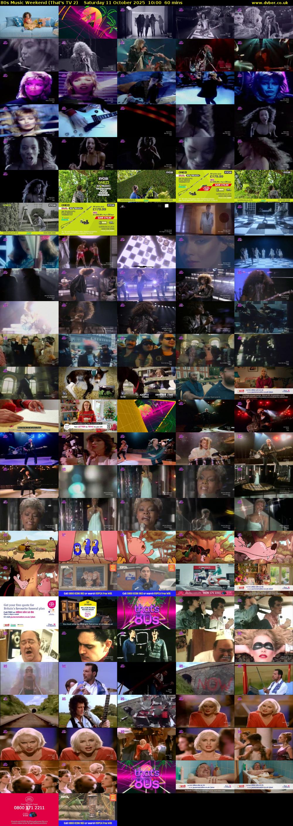80s Music Weekend (That's TV 2) Saturday 11 October 2025 10:00 - 11:00