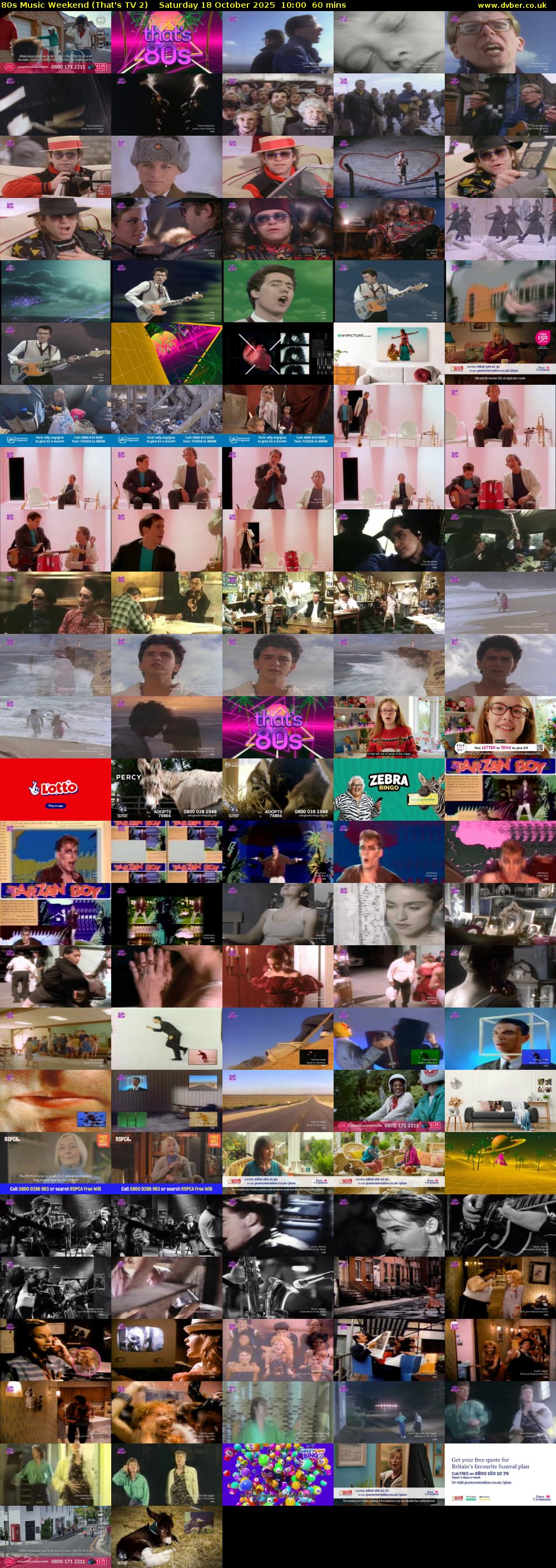 80s Music Weekend (That's TV 2) Saturday 18 October 2025 10:00 - 11:00