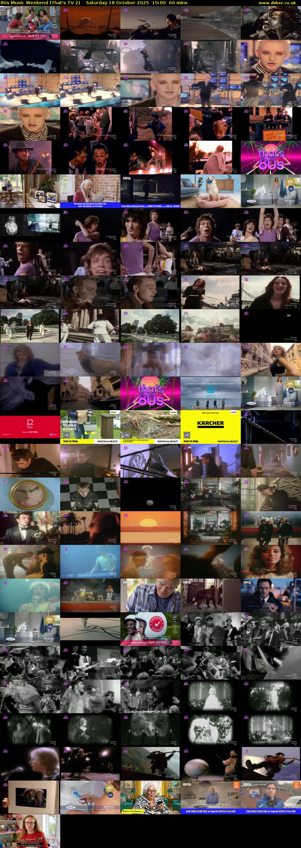 80s Music Weekend (That's TV 2) Saturday 18 October 2025 15:00 - 16:00