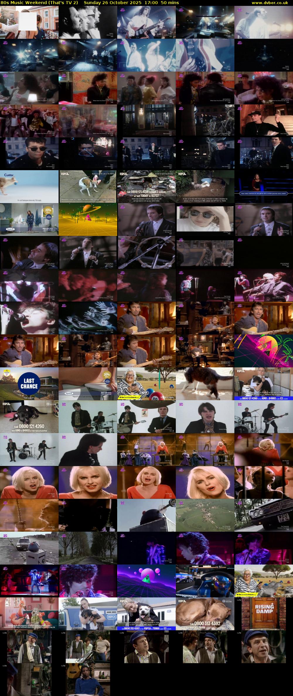 80s Music Weekend (That's TV 2) Sunday 26 October 2025 17:00 - 17:50