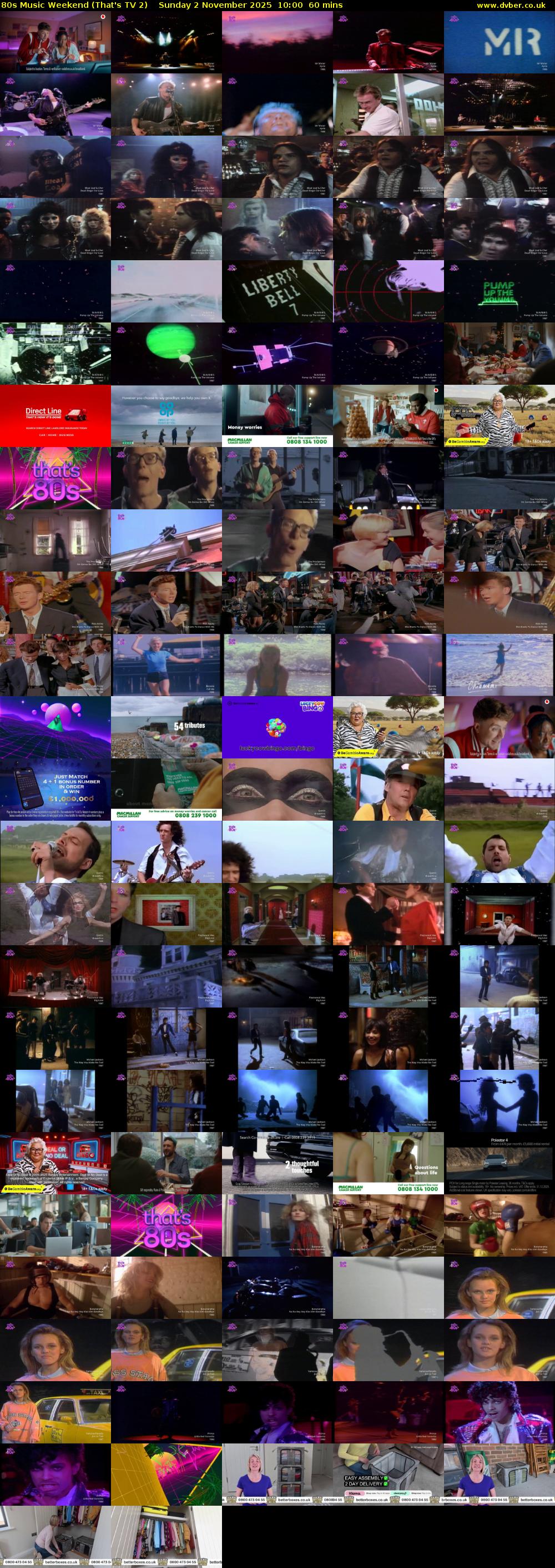 80s Music Weekend (That's TV 2) Sunday 2 November 2025 10:00 - 11:00