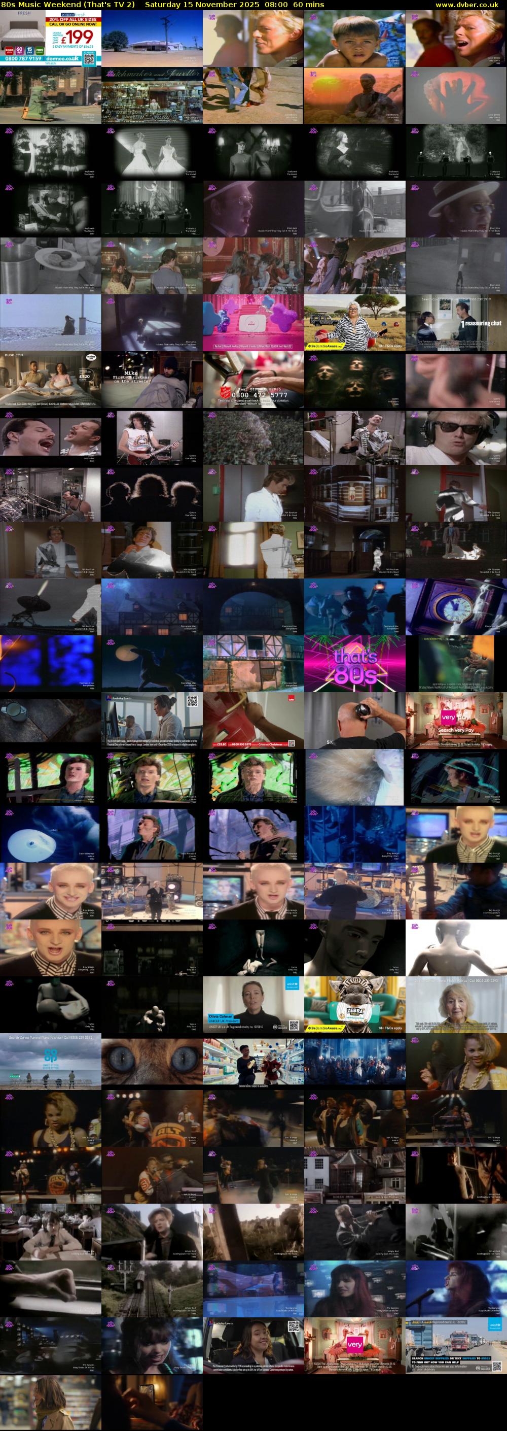 80s Music Weekend (That's TV 2) Saturday 15 November 2025 08:00 - 09:00