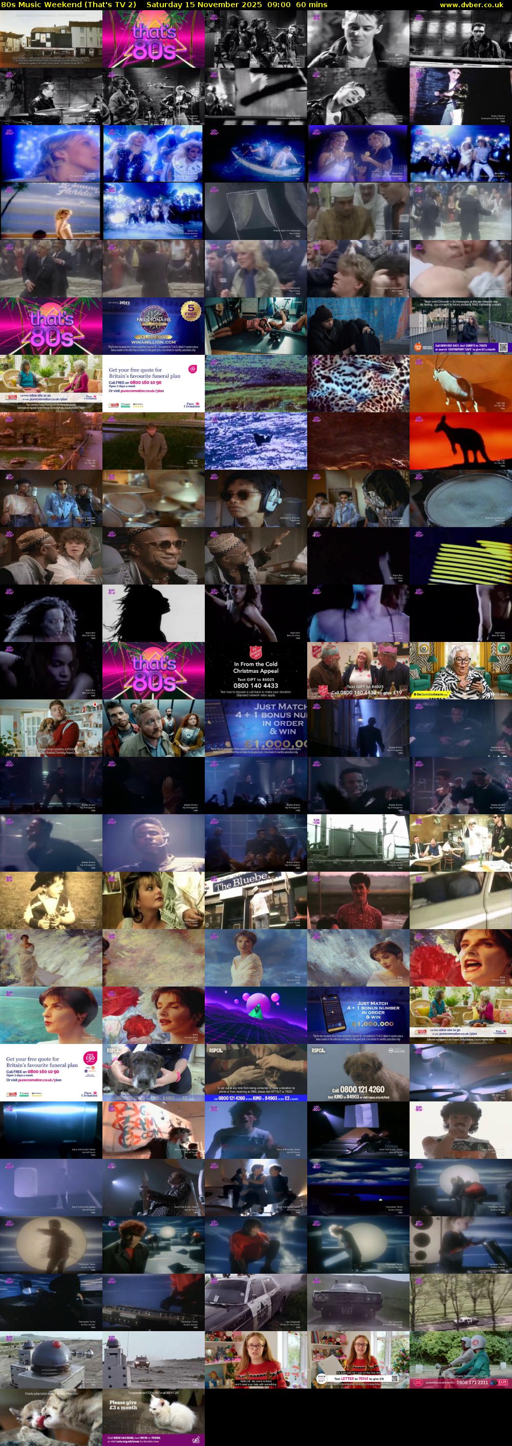 80s Music Weekend (That's TV 2) Saturday 15 November 2025 09:00 - 10:00