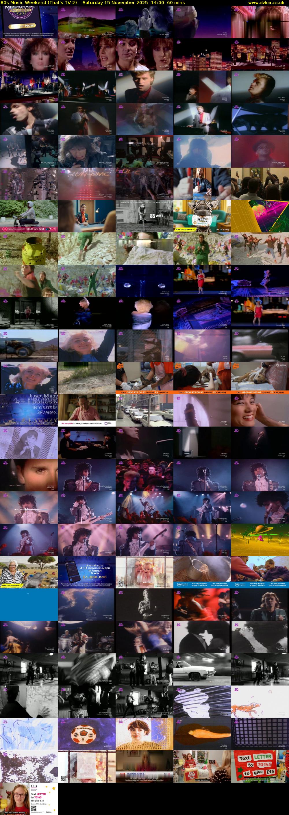 80s Music Weekend (That's TV 2) Saturday 15 November 2025 14:00 - 15:00