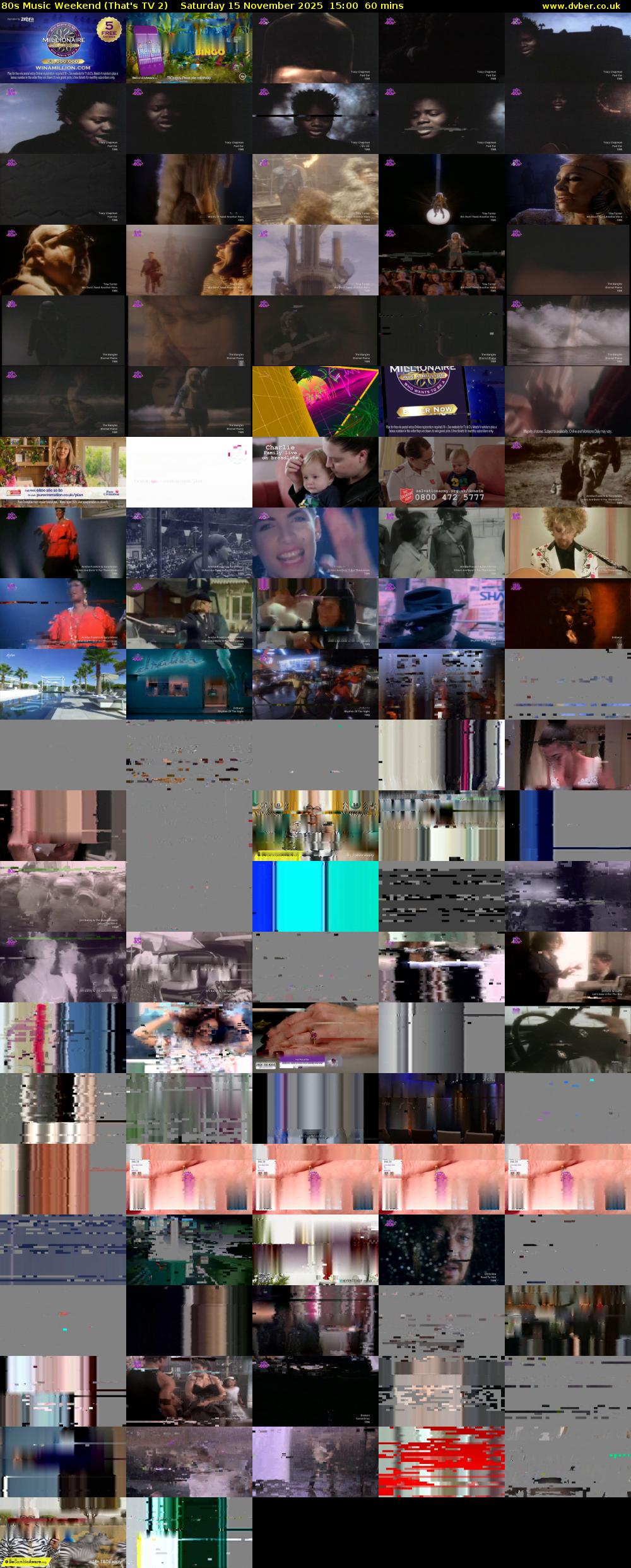 80s Music Weekend (That's TV 2) Saturday 15 November 2025 15:00 - 16:00