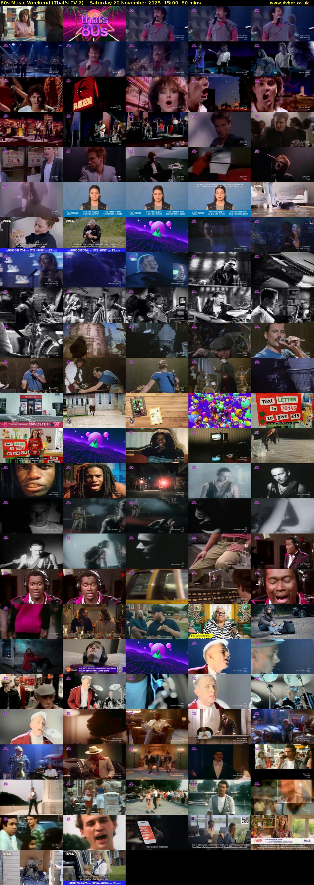 80s Music Weekend (That's TV 2) Saturday 29 November 2025 15:00 - 16:00