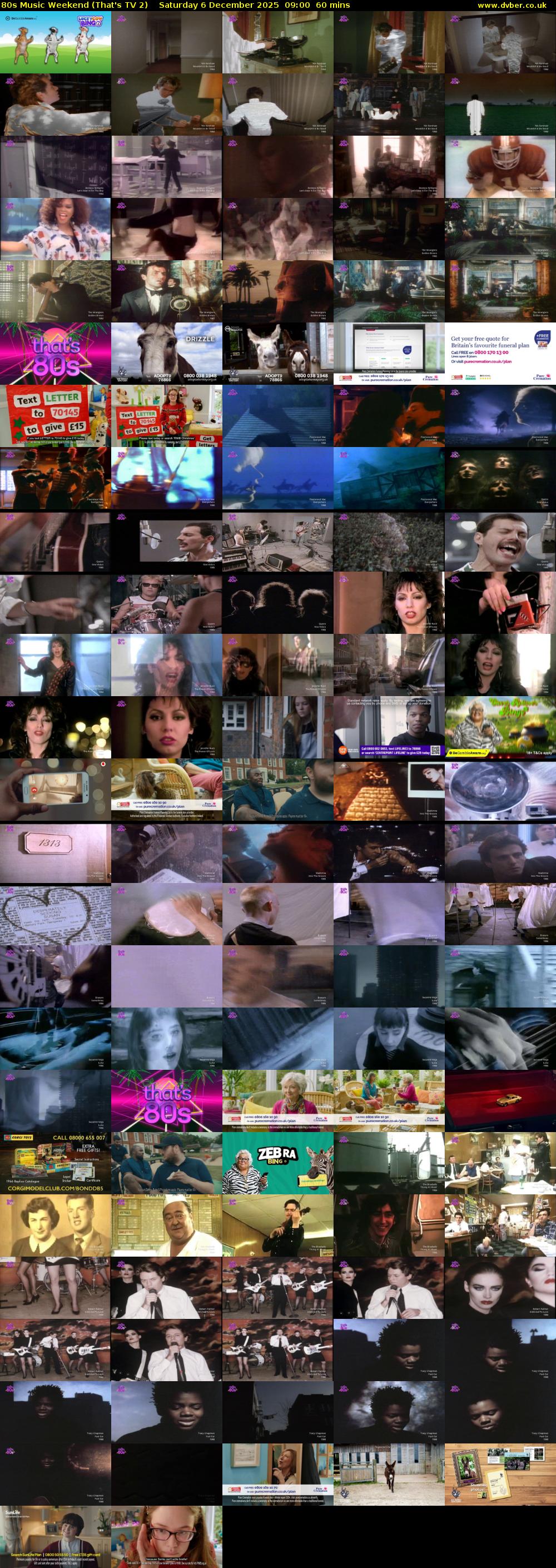 80s Music Weekend (That's TV 2) Saturday 6 December 2025 09:00 - 10:00