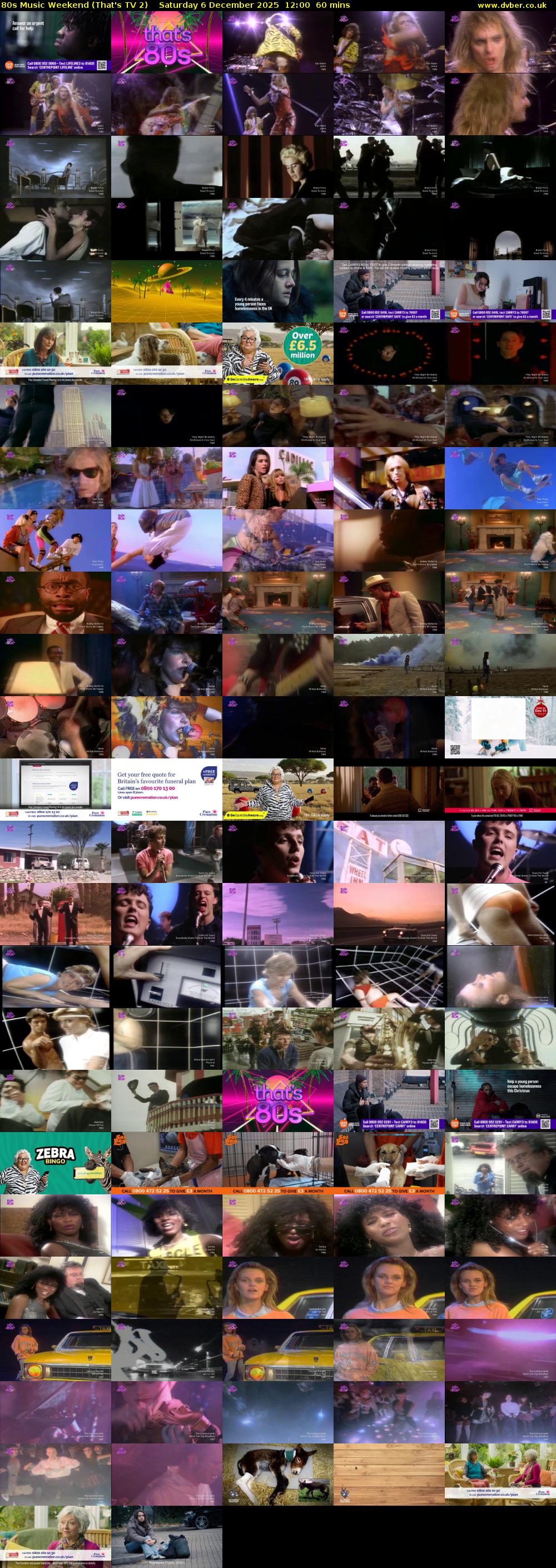 80s Music Weekend (That's TV 2) Saturday 6 December 2025 12:00 - 13:00