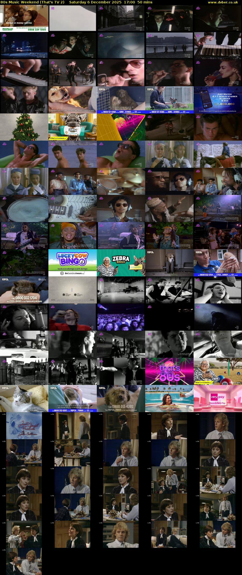 80s Music Weekend (That's TV 2) Saturday 6 December 2025 17:00 - 17:50