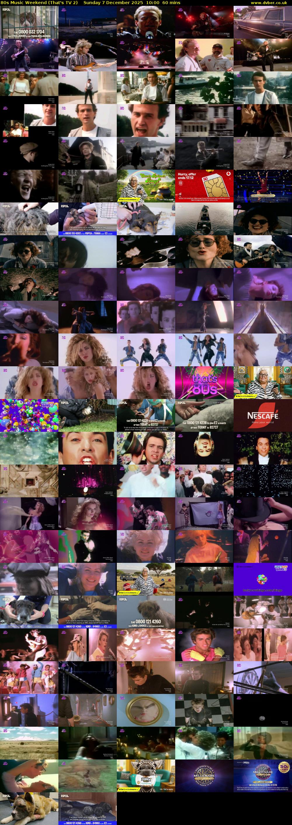 80s Music Weekend (That's TV 2) Sunday 7 December 2025 10:00 - 11:00