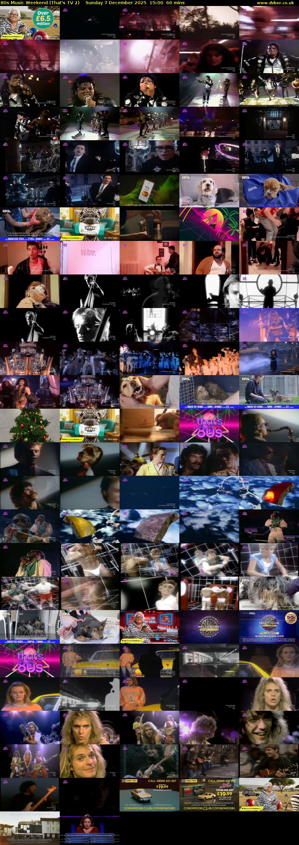 80s Music Weekend (That's TV 2) Sunday 7 December 2025 15:00 - 16:00