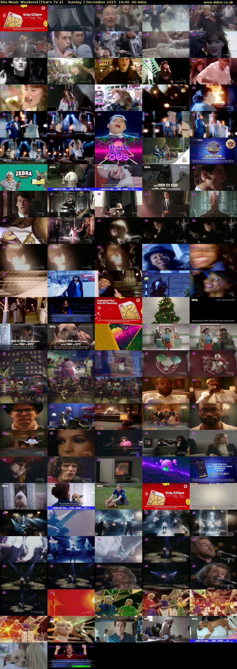 80s Music Weekend (That's TV 2) Sunday 7 December 2025 16:00 - 17:00