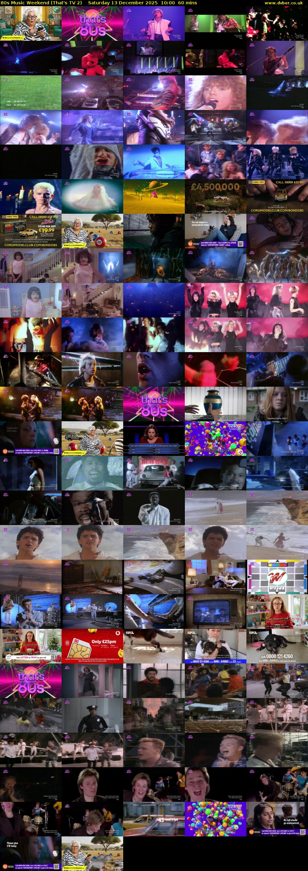 80s Music Weekend (That's TV 2) Saturday 13 December 2025 10:00 - 11:00