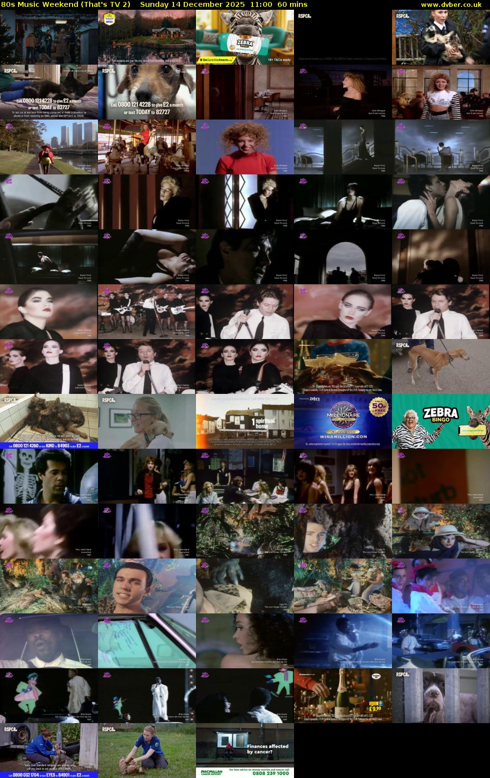 80s Music Weekend (That's TV 2) Sunday 14 December 2025 11:00 - 12:00