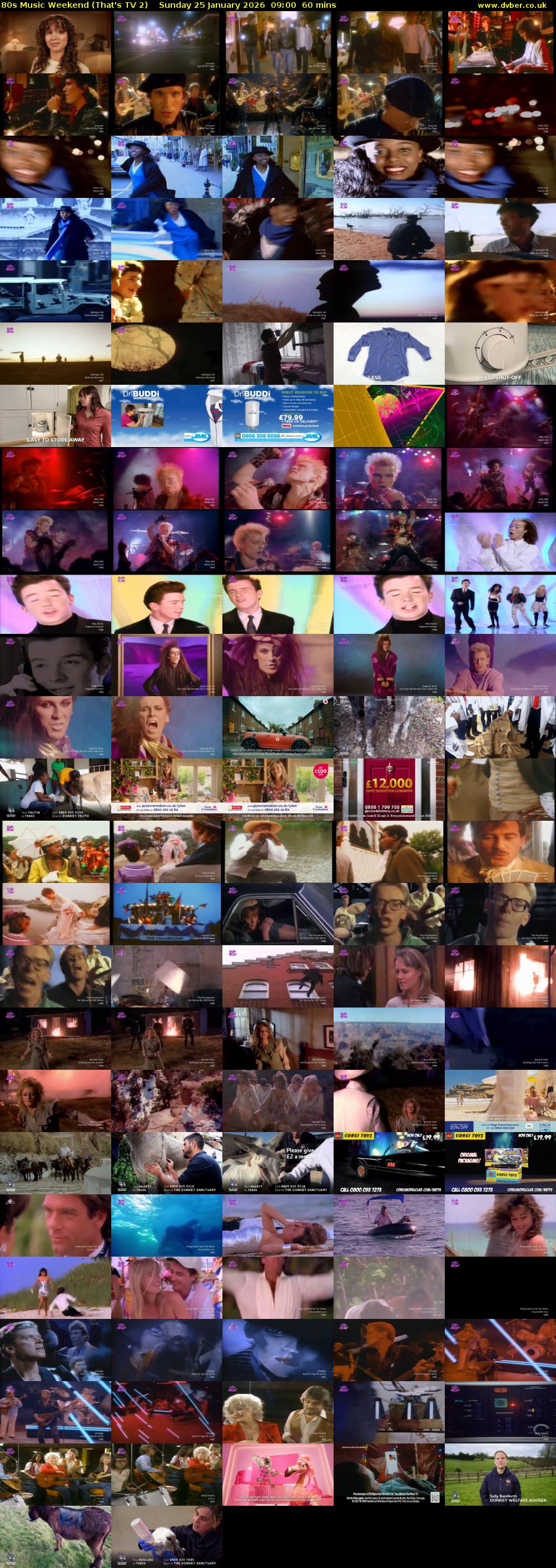 80s Music Weekend (That's TV 2) Sunday 25 January 2026 09:00 - 10:00