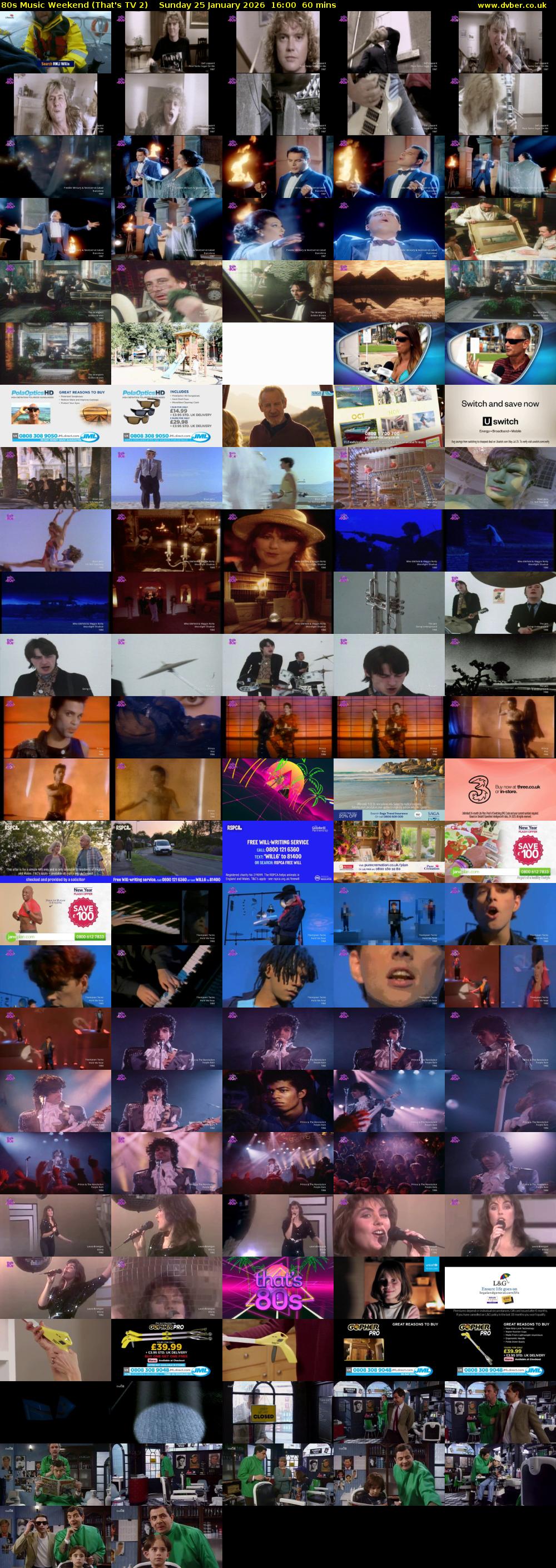 80s Music Weekend (That's TV 2) Sunday 25 January 2026 16:00 - 17:00