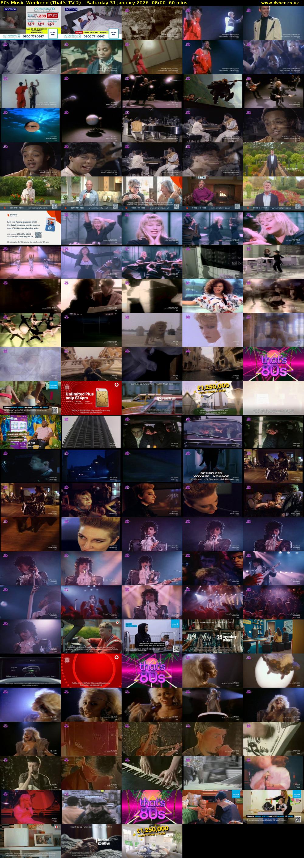 80s Music Weekend (That's TV 2) Saturday 31 January 2026 08:00 - 09:00