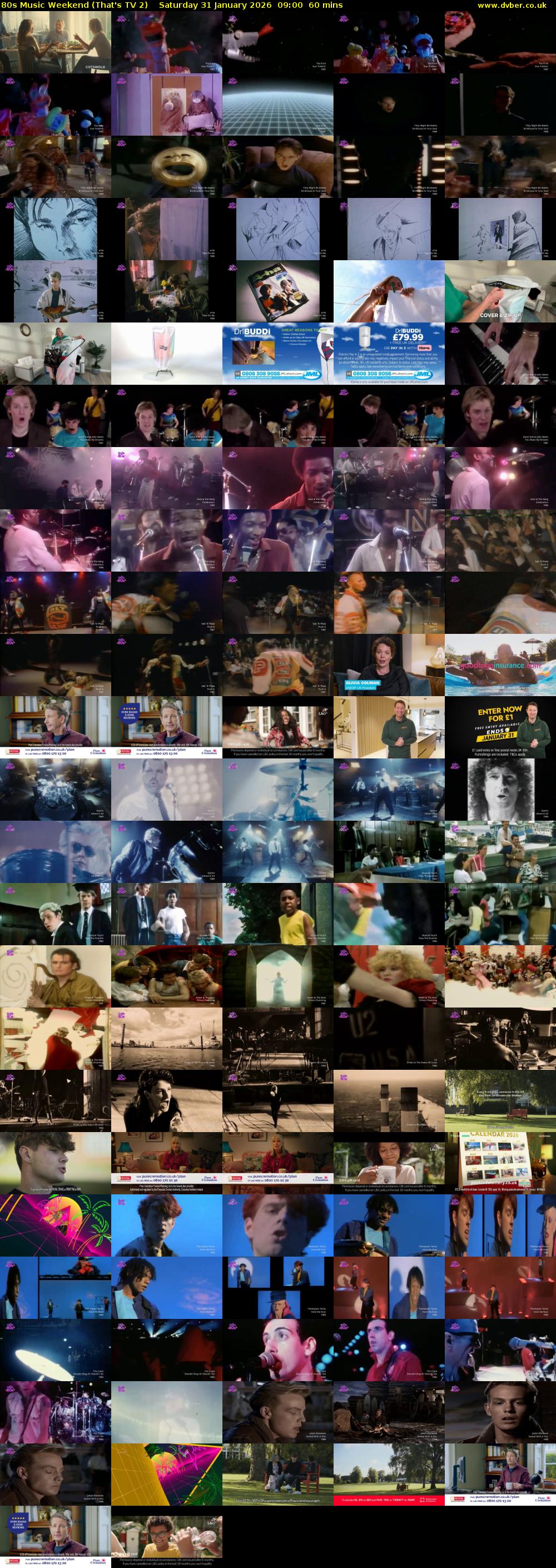 80s Music Weekend (That's TV 2) Saturday 31 January 2026 09:00 - 10:00