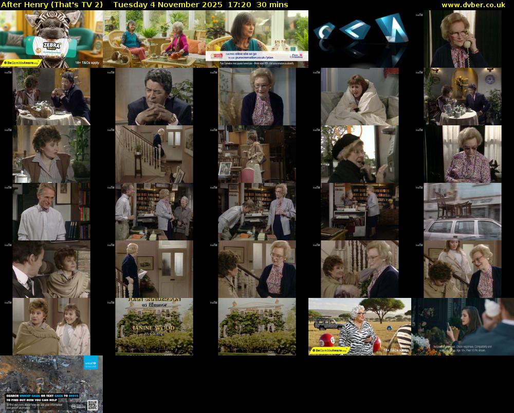 After Henry (That's TV 2) Tuesday 4 November 2025 17:20 - 17:50